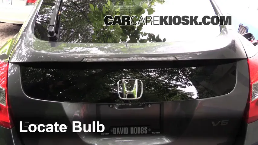 2012 Honda Crosstour EX-L 3.5L V6 Éclairage Feu de freinage central (remplacer l'ampoule)